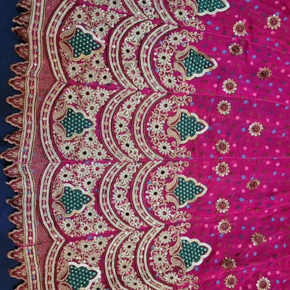 Embellished Semi Stitched Suit - Picture 8 of 8